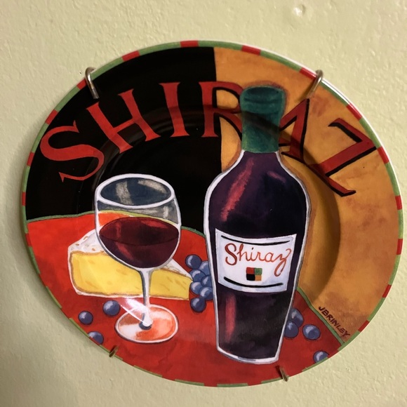 Decorative wine plates - Picture 4 of 6